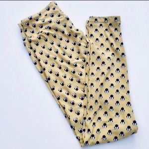 LuLaRoe Neutral Disney Minnie Mouse Mickey Mouse Leggings One Size